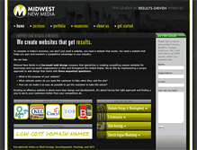 Tablet Screenshot of midwestnewmedia.com